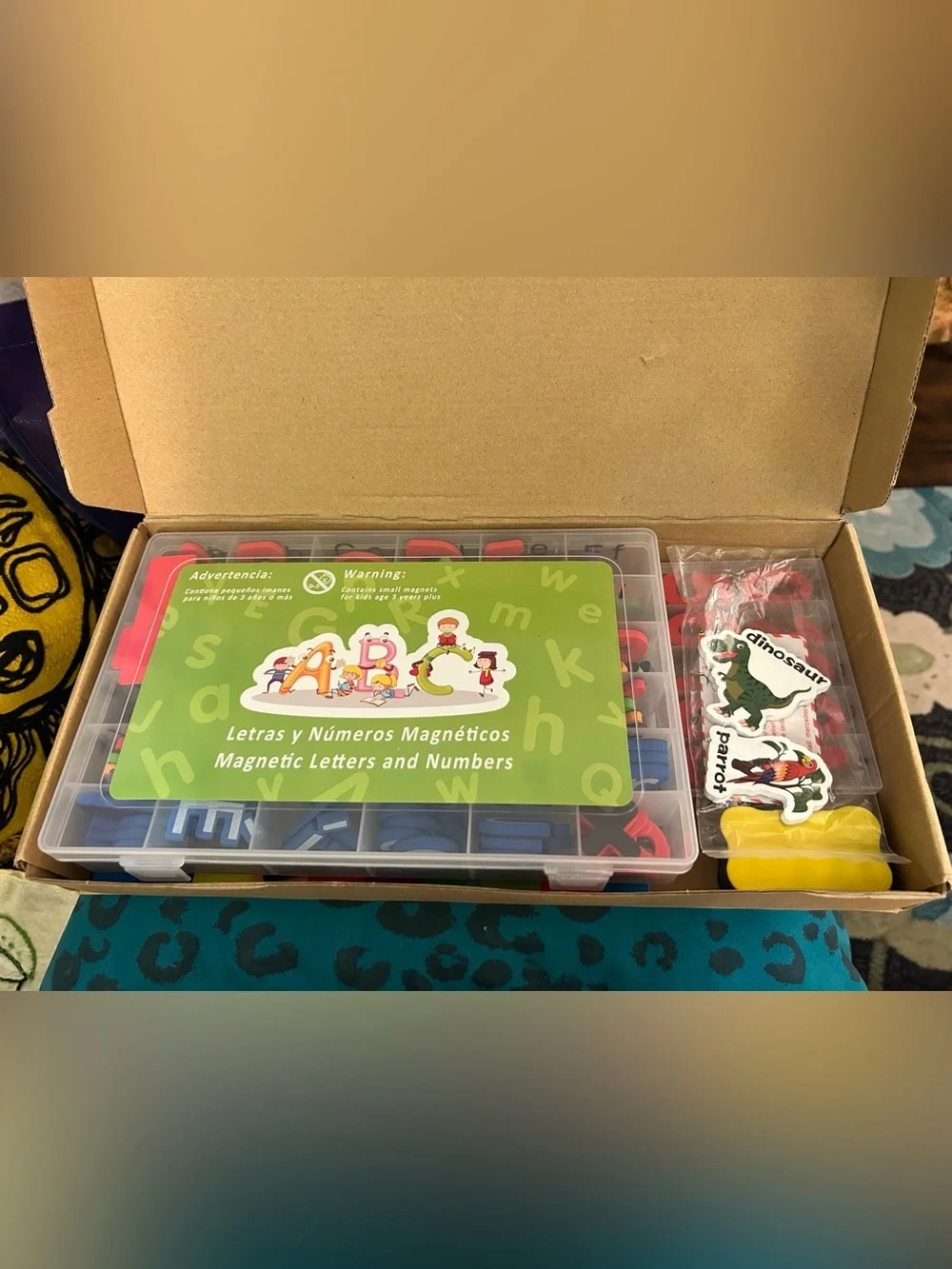 Magnetic Letters and Numbers Learning Set